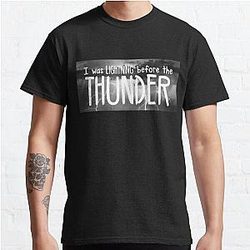 Thunder - Imagine Dragons lyrics Classic T-Shirt RB1008