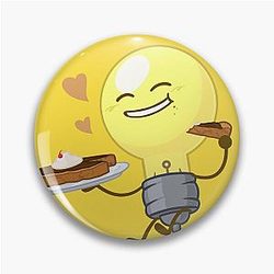 Cookie Pizza (Inanimate Insanity) Pin
