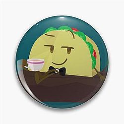 Taco (Inanimate Insanity) Pin