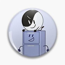 Yin-Yang and Cabby (Inanimate Insanity) Pin