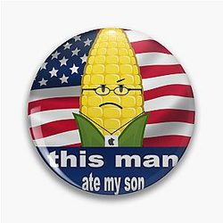 Inanimate Insanity Steve Cobs This Man Ate My Son Pin