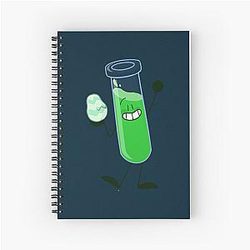 test tube inanimate insanity  Spiral Notebook