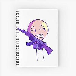 Inanimate Insanity Lightbulb bfdi bocca Spiral Notebook