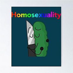Inanimate Insanity Inspired Knickle Kiss Homosexuality  Poster