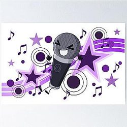 microphone Inanimate Insanity  Poster