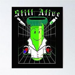 Test tube inanimate insanity "Still alive" Poster