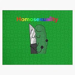 Inanimate Insanity Inspired Knickle Kiss Homosexuality  Jigsaw Puzzle
