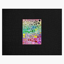 Bfdi Inanimate Insanity All Characters (Rainbow) Classic T-Shirt Jigsaw Puzzle