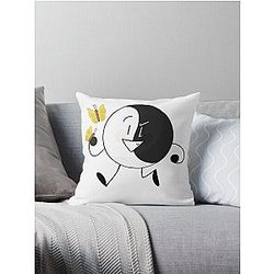 yin yang inanimate insanity  Throw Pillow