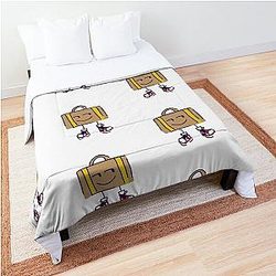 Suitcase Inanimate Insanity Drip Comforter
