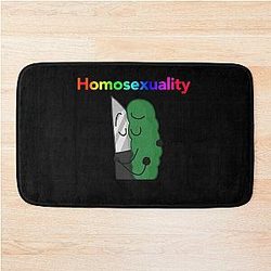 Inanimate Insanity Inspired Knickle Kiss Homosexuality  Bath Mat