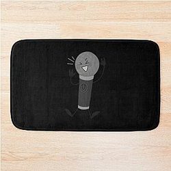 microphone inanimate insanity  Bath Mat