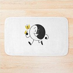 yin yang inanimate insanity  Bath Mat