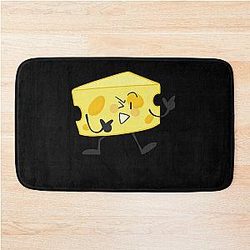 cheesy inanimate insanity  Bath Mat