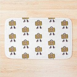 Suitcase Inanimate Insanity Drip Bath Mat