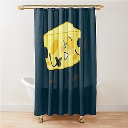 cheesy inanimate insanity  Shower Curtain
