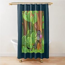 vibin inanimate insanity Microphone81 Shower Curtain