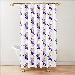 Inanimate Insanity Lightbulb bfdi mouth Shower Curtain