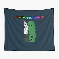 Inanimate Insanity Inspired Knickle Kiss Homosexuality  Tapestry