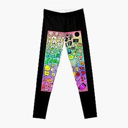 Bfdi Inanimate Insanity All Characters (Rainbow) Classic T-Shirt Leggings