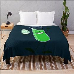 test tube inanimate insanity  Throw Blanket