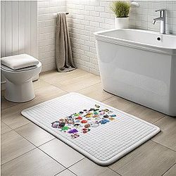 Inanimate Insanity - Animated Inanimate Battle Inanimate Insanity Bath Mats