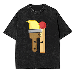 BFDI PTTT0204 Washed  Inanimate Insanity T-Shirts