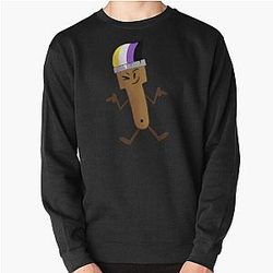 Inanimate Insanity Pride Paintbrush  Pullover Sweatshirt