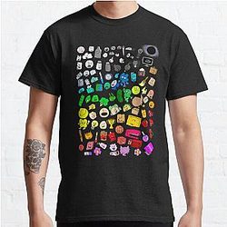 BFDI Inanimate Insanity All Characters (Transparent) Classic T-Shirt