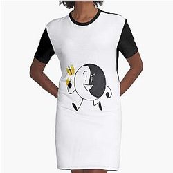 yin yang inanimate insanity  Graphic T-Shirt Dress