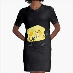 cheesy inanimate insanity  Graphic T-Shirt Dress