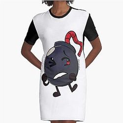 Bomb inanimate insanity Graphic T-Shirt Dress