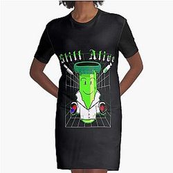 Test tube inanimate insanity "Still alive" Graphic T-Shirt Dress