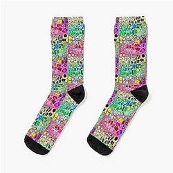 BFDI Inanimate Insanity All Characters (Rainbow) Socks