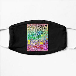 Bfdi Inanimate Insanity All Characters (Rainbow) Classic T-Shirt Flat Mask