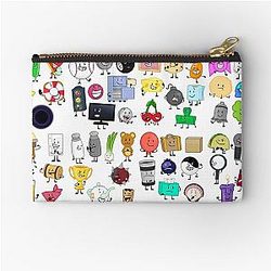 inanimate insanity-all characters Zipper Pouch