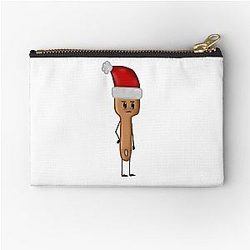 Paintbrush Santa Hat - Inanimate Insanity Zipper Pouch