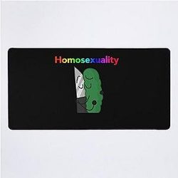 Inanimate Insanity Inspired Knickle Kiss Homosexuality  Desk Mat