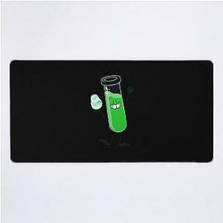 test tube inanimate insanity  Desk Mat