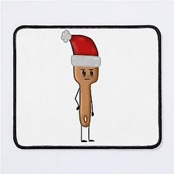 Paintbrush Santa Hat - Inanimate Insanity Mouse Pad