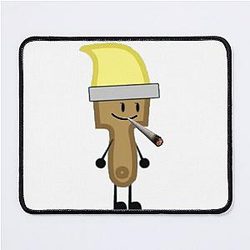 Inanimate Insanity Paintbrush With a Blunt Mouse Pad