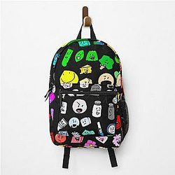 Classic BFDI Inanimate Insanity All Characters (Transparent)  Backpack