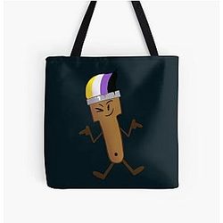 Inanimate Insanity Pride Paintbrush  All Over Print Tote Bag