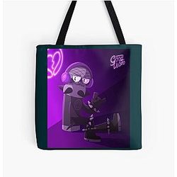 Punk inanimate insanity Microphone  All Over Print Tote Bag