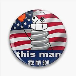 Inanimate Insanity Springy This Man Ate My Son Pin