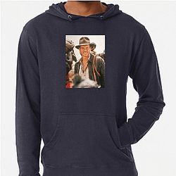 Indiana Jones was played by Harrison Ford Indiana Jones Hoodies