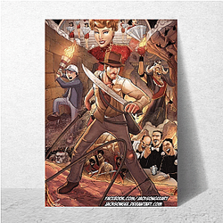 Indiana Jones is known for his fedora and whip Indiana Jones Posters
