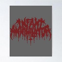Infant Annihilator Merch Logo  Poster RB0712