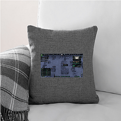 Infection Free Zone Strategic Print Infection Free Zone Pillows Cover