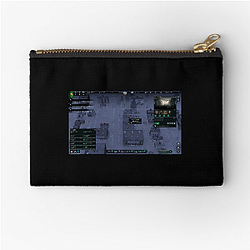 Infection Free Zone Strategic Print Infection Free Zone Zipper Pouches